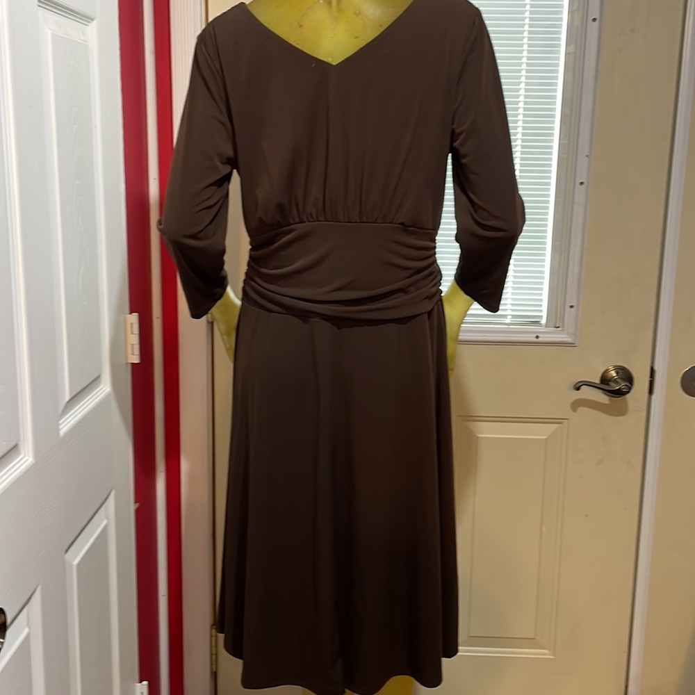 Rabbit Rabbit Rabbit Chocolate Long Sleeve Dress - Picture 5 of 8